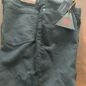 Ralph Lauren Men’s Brushed Cotton Black Slim Jean